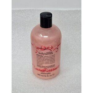 Philosophy Sparkling Hollyberries 16 Oz Shower Gel Bubble Bath & Shampoo